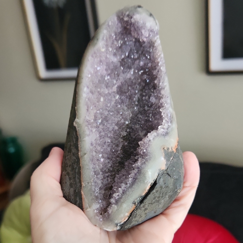 Amethyst Geode Crystal Decor